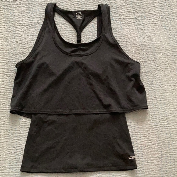 C9 Two-tiered Tanktop Black - Picture 1 of 3